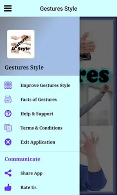 Gestures Style android App screenshot 10