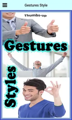 Gestures Style android App screenshot 11